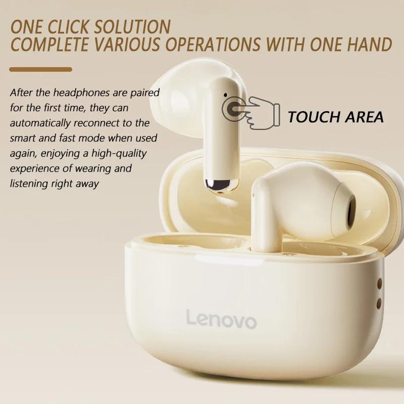 Bezdrátová náhlavní souprava Lenovo EA110 Bluetooth 5.4 Inteligentní dotykové ovládání Sluchátka Dlouhá výdrž baterie Podpora Android ISO
