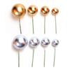Cake Topper, Birthday Cup Cake Decoration, Baby Shower, Kids Birthday Party, Wedding Favor Supplies, 10pcs Lovely Gold Silver Ba
