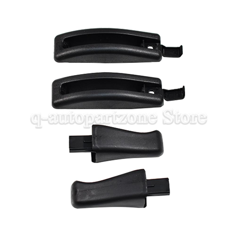 4PCS For Golf MK1 MK2 MK3 Jetta MK2 Scirocco MK2 Corrado Caddy Front Seat Tilt Lever Handles & Cover Caps 191881633A 191881634A