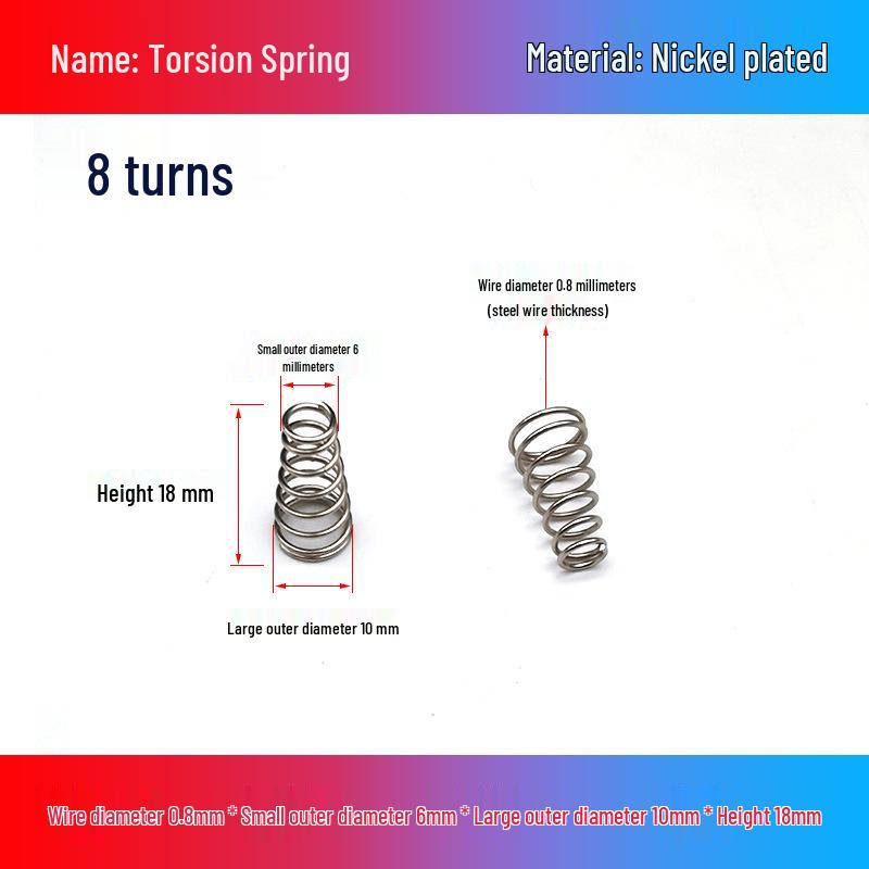 Stainless Steel Pagoda-Shaped Trapezoidal Compression Spring for Battery