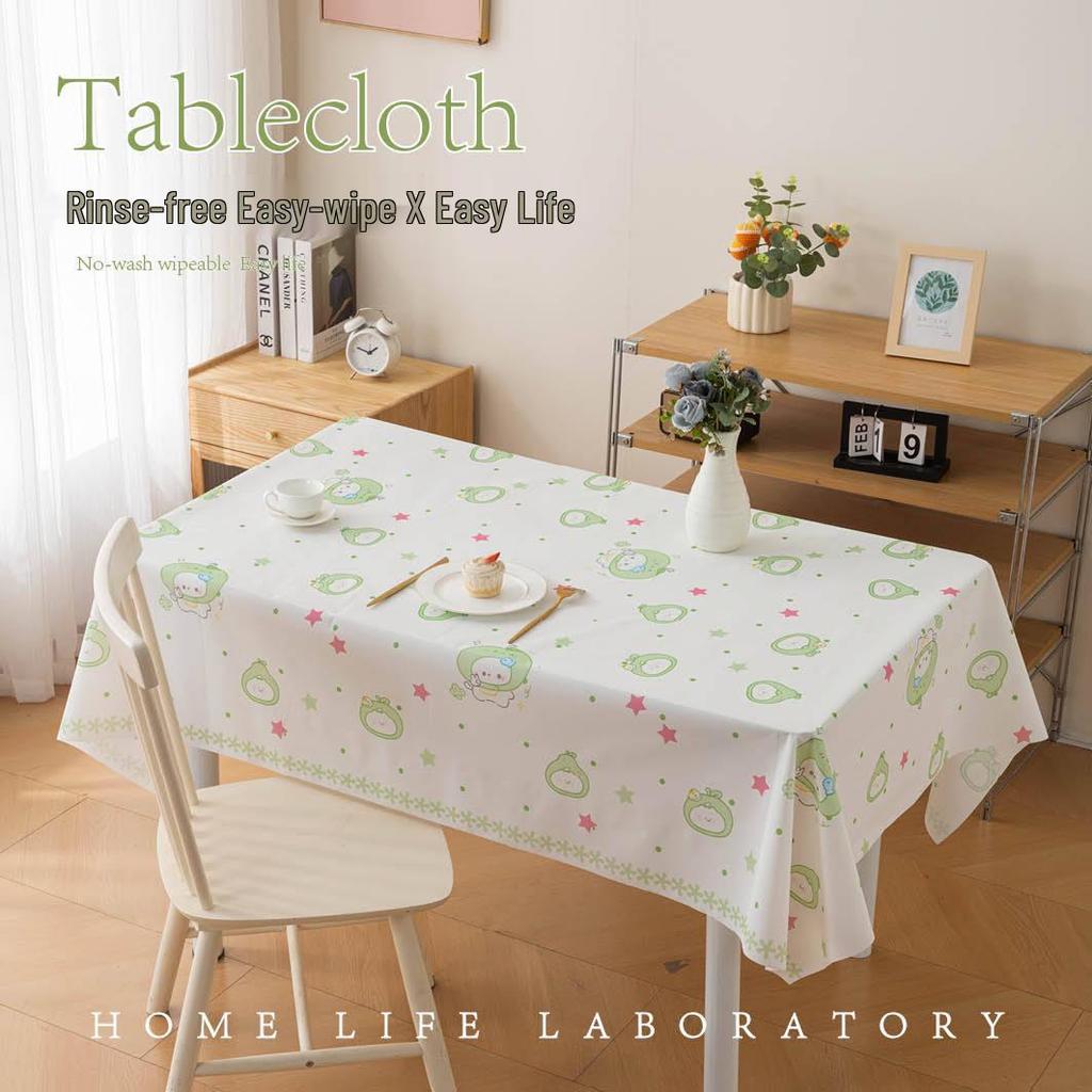 Waterproof Stain-Resistant PEVA Tablecloth - Easy-Clean, Luxurious Style for Dorms & Picnics