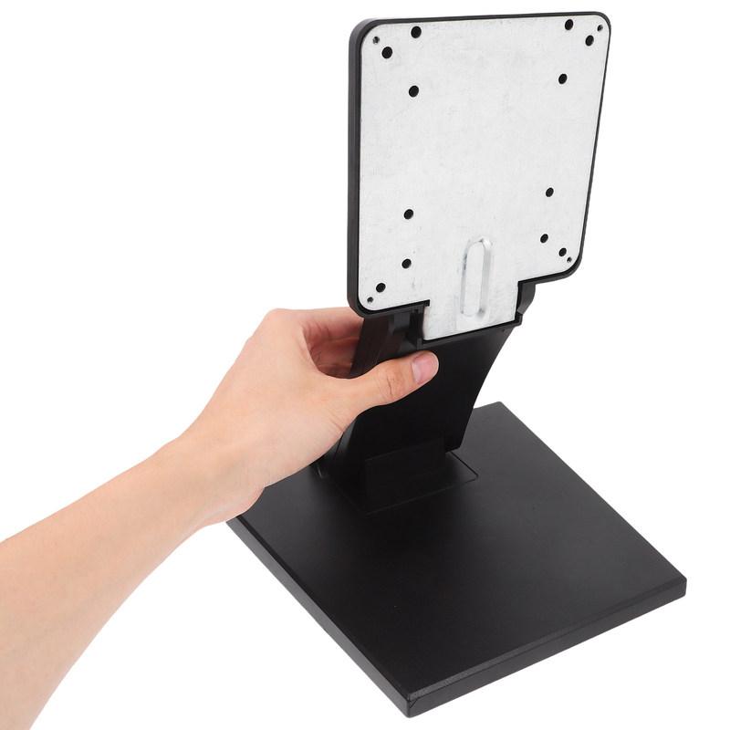 Stable Folding Monitor Stand for LCD LED TV Touch Screen Monitors Adjustable Base Non Slip Feet Portable Compact Design TV Base
