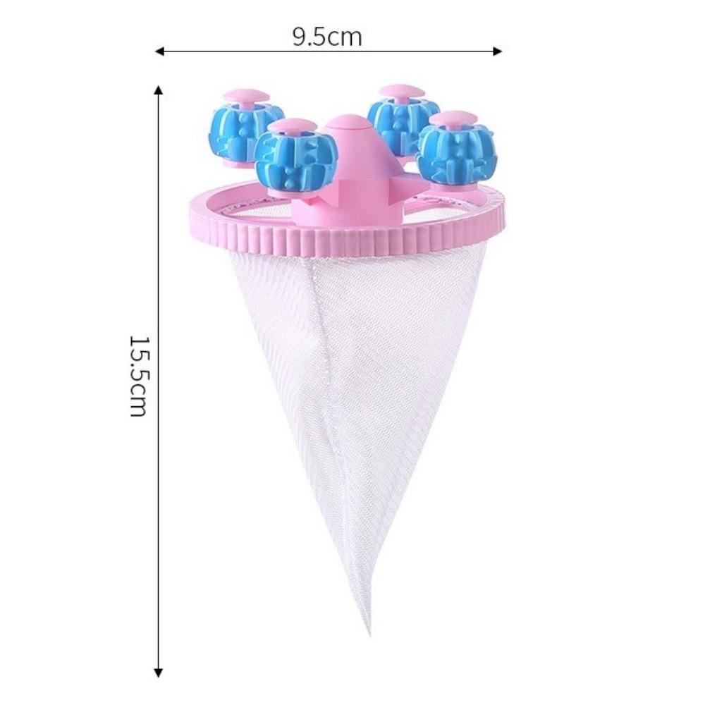 3pcs with Net Bag Pet Hair Remover 4 Rollers Lint Catcher New Laundry Ball  Remover Pet Hair