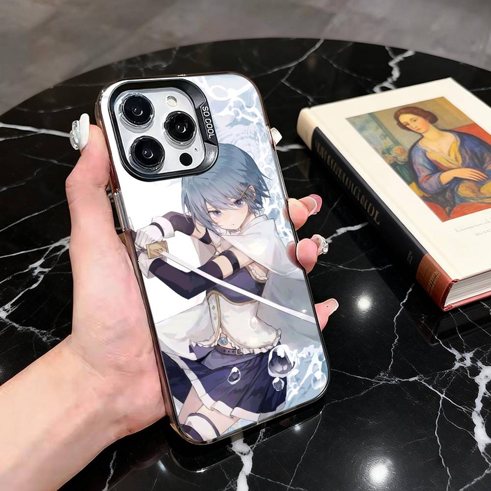 

Puella Magi Madoka Magica Phone Case For iPhone 17,16,15,14,13,12,11 Plus,Pro Max,XS,Colorful Silver Black Cover iPhone16pro