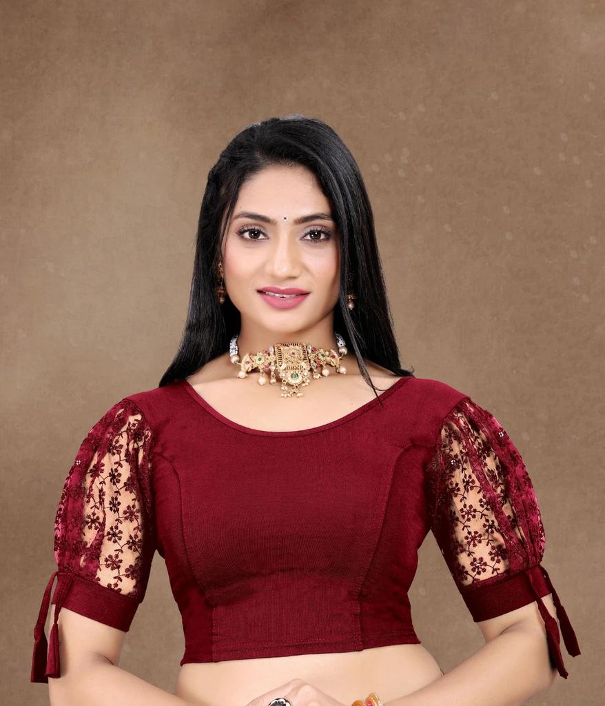 Women Cotton Laycra Blend Designer Blouse Indian Bollywood Beautiful Choli Dress
