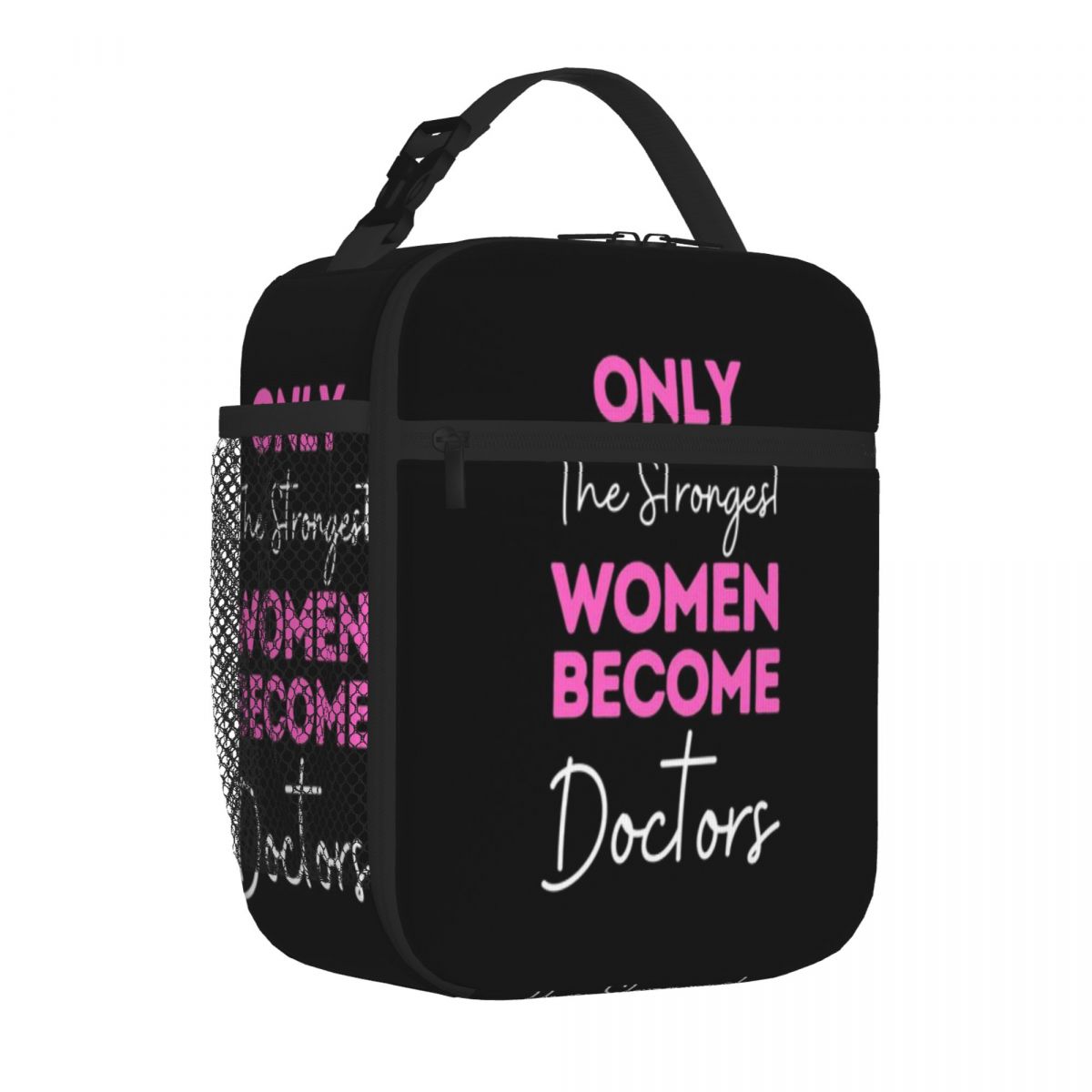 Bestselling Only The Strongest Women Become Doctors Double Layer Office Lunch Bag Workplace Meal Thermal Tote One Size