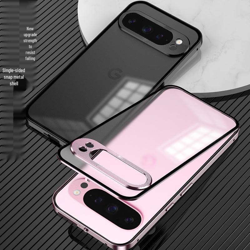 Google Pixel 10 Pro XL Metal Frame Magnetic Snap Phone Case