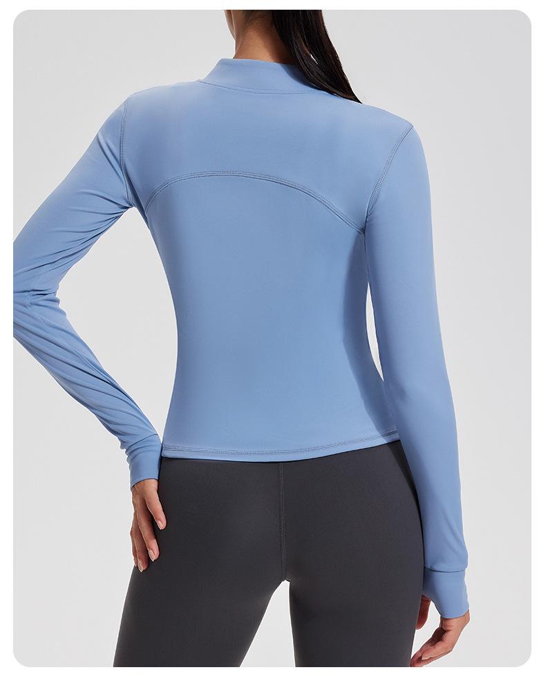Lulu Women's Quick-Dry Yoga Jacket: Long Sleeve Cardigan for Running, Cycling, and Fitness - Perfect for Autumn and Winter