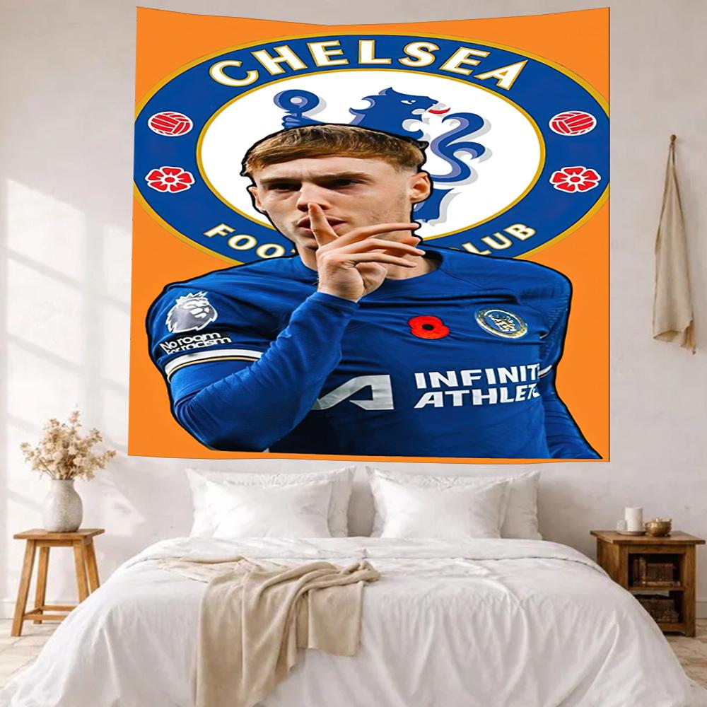 Chelsea Football Club Fans Wall Decor Tapestry Art For Pet Memorial Birthdaywedding Party Backdrop Family Gift