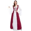 Halloween costume medieval renaissance cosplay dress costume plus size women's clothing