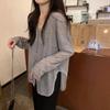 Women's Summer Long-Sleeve Lightweight Loose-Fit Breathable Top Slightly Sheer Sun Protection Cardigan