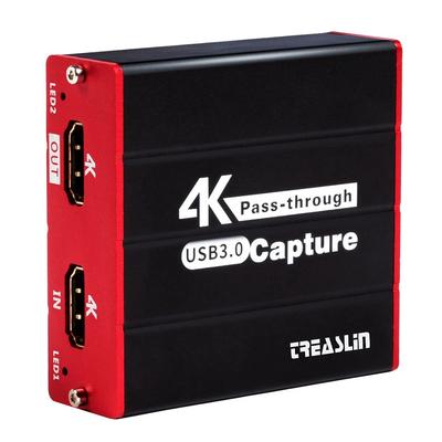 TreasLin HDMI Capture USB Game Video Lightweight and USB Compatible with and No Power for and Game and Live Conferencing On YouTube and HSV320 Board,