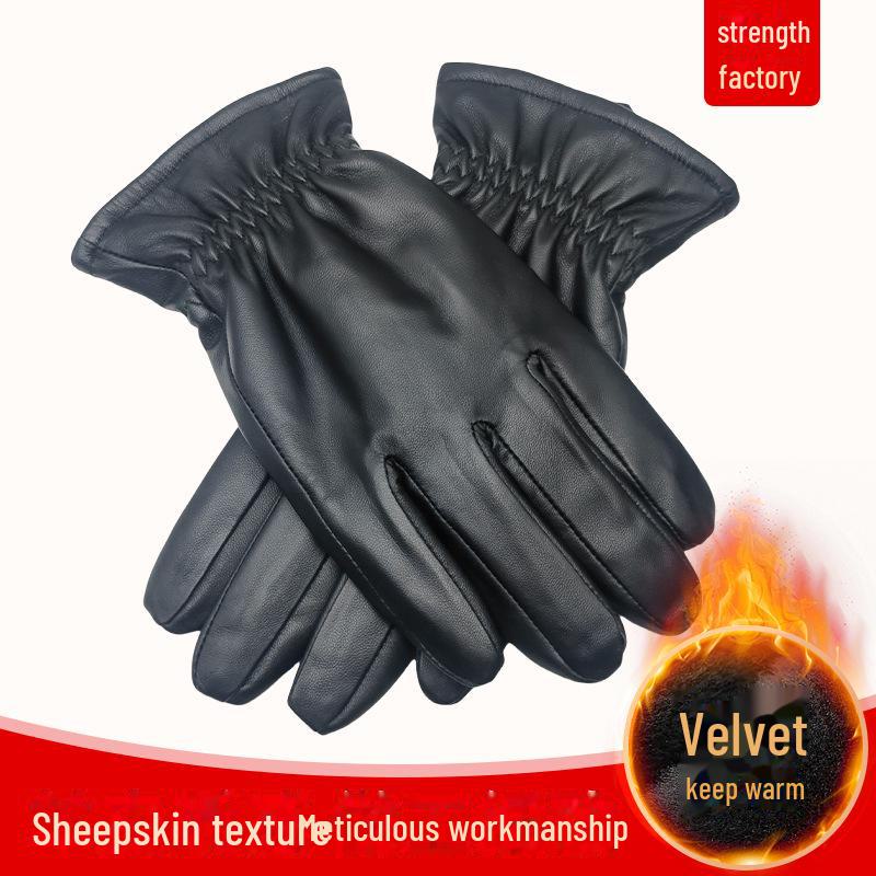 

Men’s Genuine Goat Leather Winter Gloves with Velvet Lining XXL