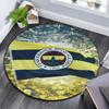 Fenerbahce Players Pattern Round rug,Carpet Rug for Living Room Bedroom Playroom ,Non-slip Floor Mat,Holiday Gifts and Birthday Gifts.