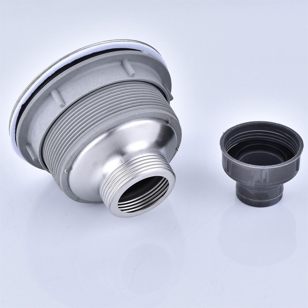 Universeller Spülenablaufstopfen Edelstahl Korbsieb Spülenstöpsel Küche Verstopfungsfreier Spülenkorb Ablauf Sieb