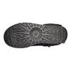 UGG Checkered Bow Short Snow Boots 'Black' Women's 1138132-BLK