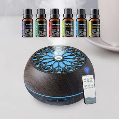 Diffuser For Home 550ml Humidifier  6 Seasonal Oils  Soundwave Diffusion Remote Control  Night Light for Dry Rooms