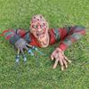 Zombie In A Crawling Position Horror Crawling Zombie Statue Halloween Resin Sculpture for Indoor Outdoor Garden Lawn Decor