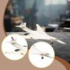1/100 Russian TU-160 Airplane Model Aircraft Desktop Decor Rotatable Wheels Attack Plane Toy