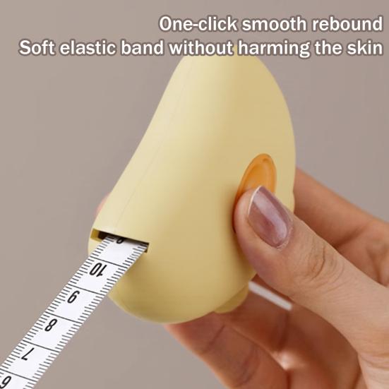Portable Cartoon Tape Measure Magnetic Retractable Measuring Tape Tailor Sewing Cloth Weight Loss Body Measurement Tape Ruler