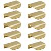 10 X 50 Mm Gold Edge Furniture Handle