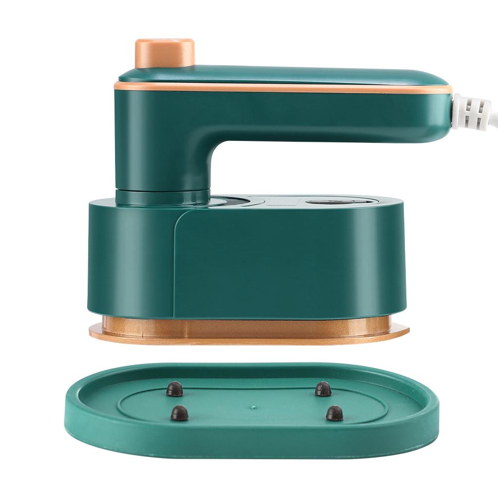 

Мини Ручной Паровой Утюг 180° Вращающийся Высокотемпературный 180°C Портативный Отпариватель для Одежды Машина для Влажной Сухой Глажки для Дома/Путешествий US зелёный