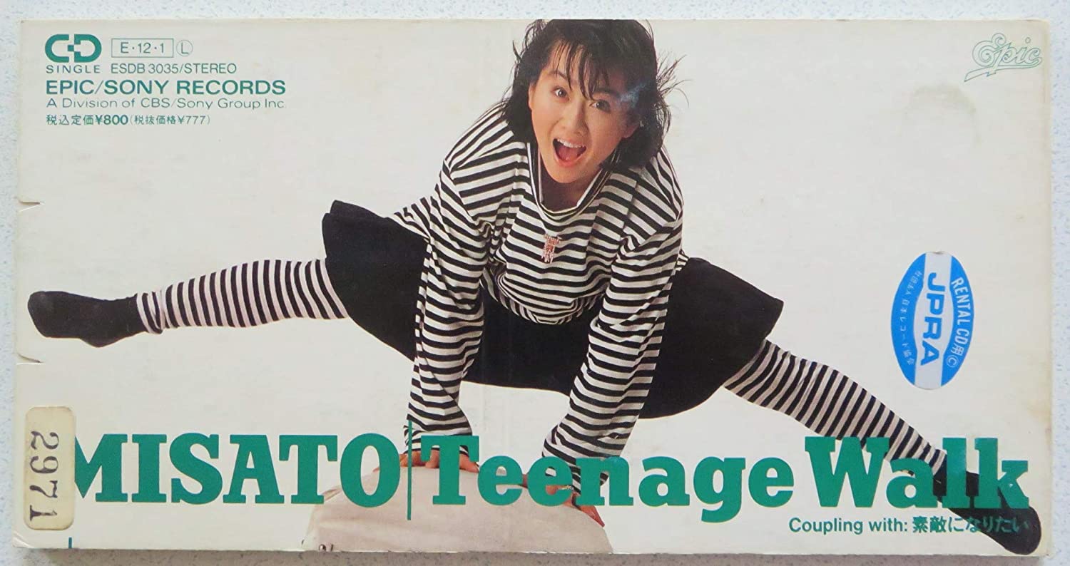 

CD MISATO WATANABE Teenage Walk ESDB3035 EPIC SONY 1989 Japan Japanese PopRock Used
