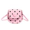 Argyle Polka Dot Mini Crossbody Bag for Girls - Cute Handheld Shoulder Bag
