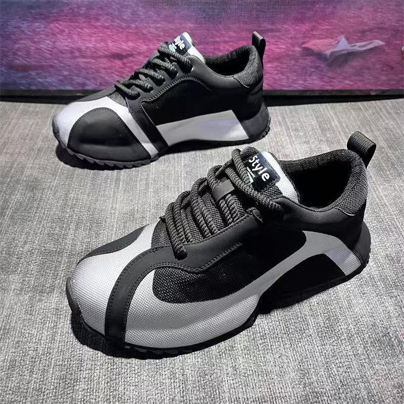 High-grade Men's Ssneakers Summer Mesh Breathable Running Shoes Fashion Platform Heightened Casual Shoes Zapatillas Para Hombre