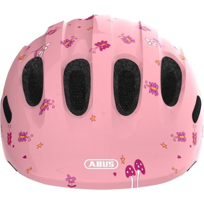 ABUS Casque de vélo enfant Smiley 2.0 Rose Princess - Rose