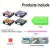 4pcs Flower PU DIY Diamond Painting Memo Pad Contains 160 Sheets of Paper Diamond Painting Note Box for Office Desk