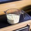 Yousheng Glass Measuring Cup Triple Measurement Scale Cup Heat Resistant Microwave Safe Kitchen Tools with V-Shaped Spout And Ergonomic Handle