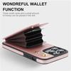 Ring Crossbody Leather Wallet Card Solt Phone Case for iPhone 16E 16 Pro Max 15 14 Plus 13 12 11 X SE 2022 Flip Purse Cover Bag
