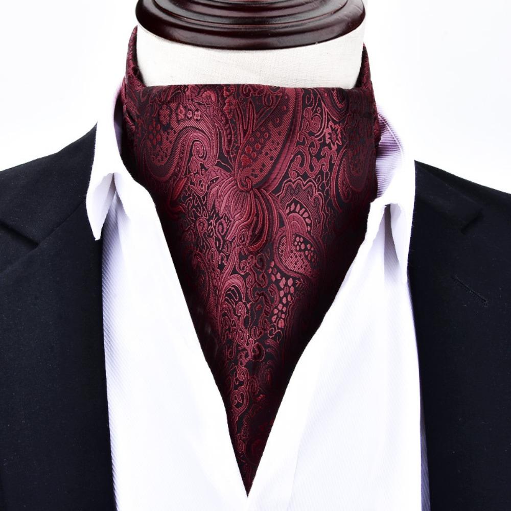 British style Wedding Cravat Luxury Neck Tie Fashion Men Cashew Tie