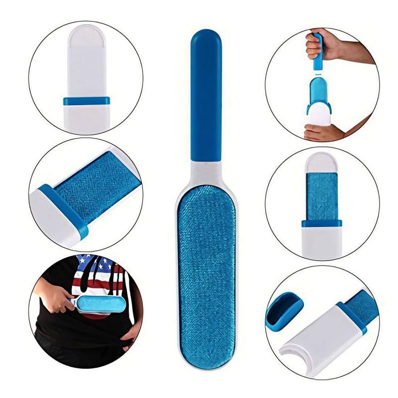 3Pcs/Set Pet Fur Remover Base Double-sided Clothing Hair Cleaning Brush