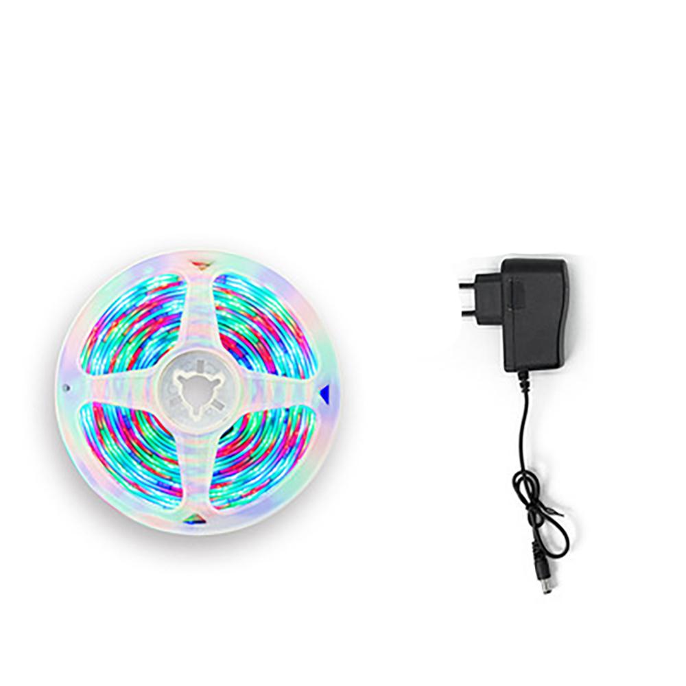 

5м светодиодная лента 2835 RGB комплект света 12В домашняя подсветка декоративная лампа пульт