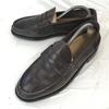 Saxone England Vintage Coin Loafer 7 25.5 Brown Business Dress Shoes(USED)