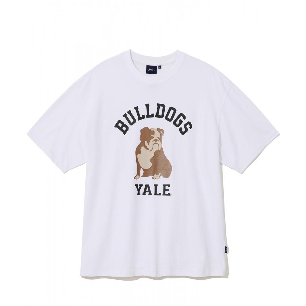 

YALE BIG BULLDOGS ARCH LOGO TEE WHITE