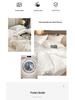 Luxurious Jacquard Cotton 4-Piece Bedding Set: High-Grade Long-Staple Cotton Quilt Cover & Bed Sheet