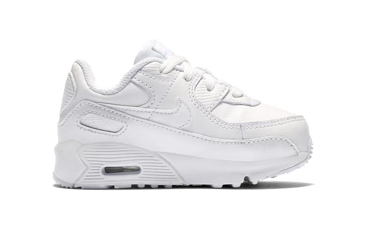 Nike Air Max 90 Leather Triple White TD CD6868-100