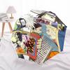 1 PC Automatic Folding Umbrella - Naruto Team Battle Pattern Portable Foldable Design With 8 Ribs Christmas Birthday Gifts