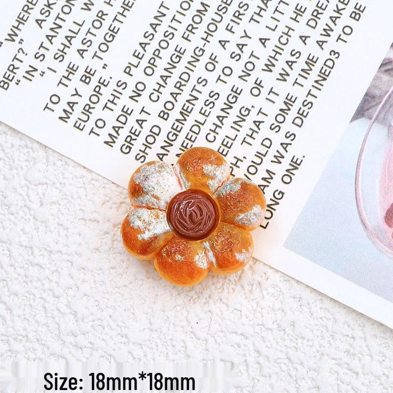Cartoon Resin Chocolate Candy Hair Clip & Croc Charms DIY Ornaments