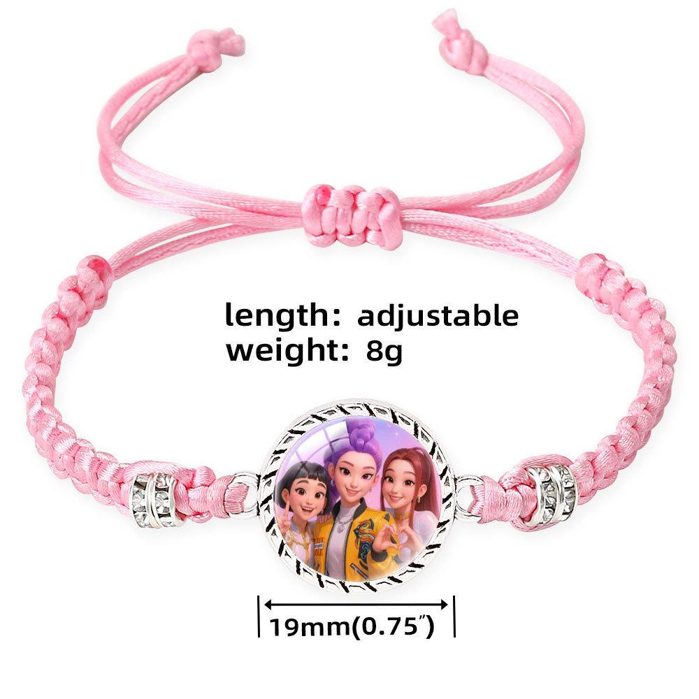 Mehrfarbiges Handseil Rumi Zoey Mira Verstellbares Schmuckarmband