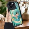 Phone Case: 2D Flat Design, Suitable for iPhone 18 17 16 15 14 13 Pro, Cute Little Dolphin, Perfect Christmas and Halloween Holiday Gift