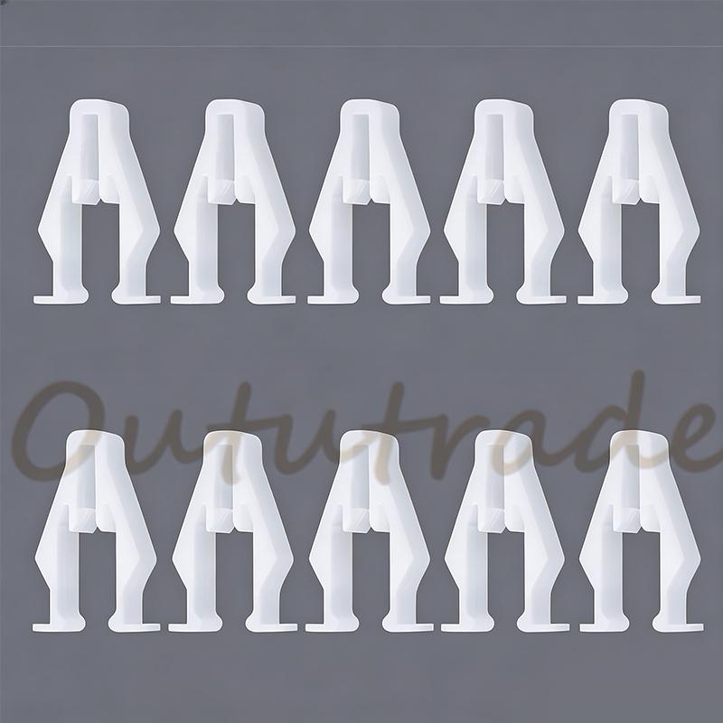 10pcs Bike Cowling Instrument Cover Bar Fairing Snap Clip Plastic Fastener Clips 90666-SDA-A01 For Honda