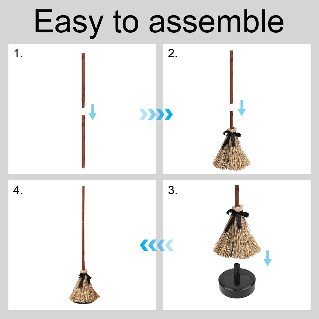 Sesle Aktifleşen Yüzen Süpürge Sopası Ürkütücü Sesler Hayaletli Dans Eden Süpürge Cadılar Bayramı Veranda Parti Sergileri İçin Cosplay Süpürge Aksesuarları