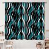 Red White Striped Curtains Vertical Stripe Geometric Modern Chic Style Curtain Bedroom Living Farmhouse Made Of Polyester Window Treatment