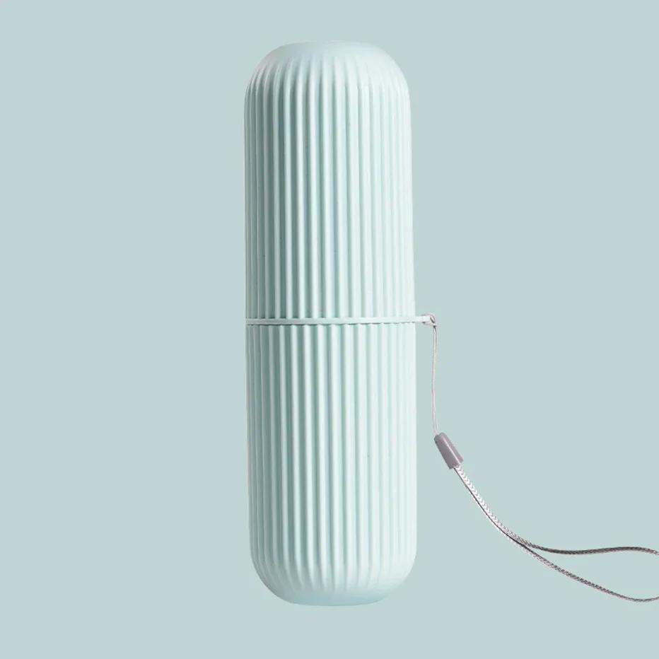 Portable Toothbrush Storage Case Toothpaste Holder Box Organizer Household Storage Cup For Outdoor Travel Bathroom Accessories