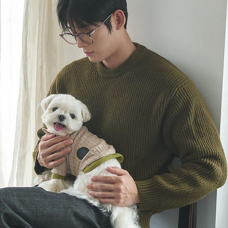 CROOKTHECHIHUAHUA Soft Cable Pullover (2 color)