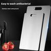 2-in-1Stainless Steel Cutting Board-Food Safe 316 Steel-Double-Sided Thick Kneading & Chopping Surface (Anti-Slip&Antibacterial)